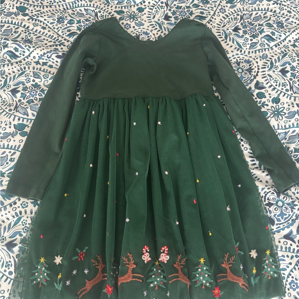 Festive Green Holiday Dress